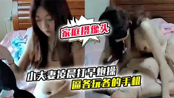 家庭摄像头破解小夫妻凌晨 打早炮操逼各玩各的手机最后冲刺貌似操爽了