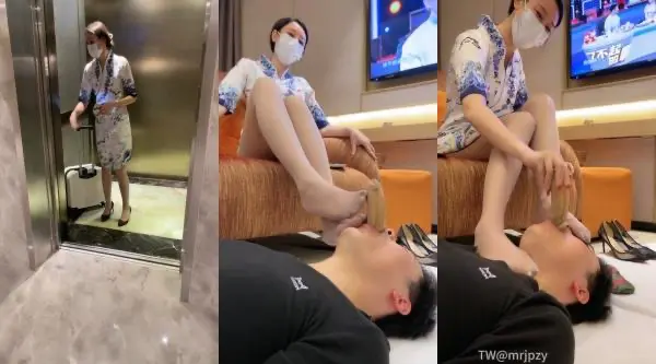 空姐S女王调教稀缺重度变态调教女王粗口淫语调教恋足男原味丝袜新的体验狗只能越来越贱对主要求无条件服从