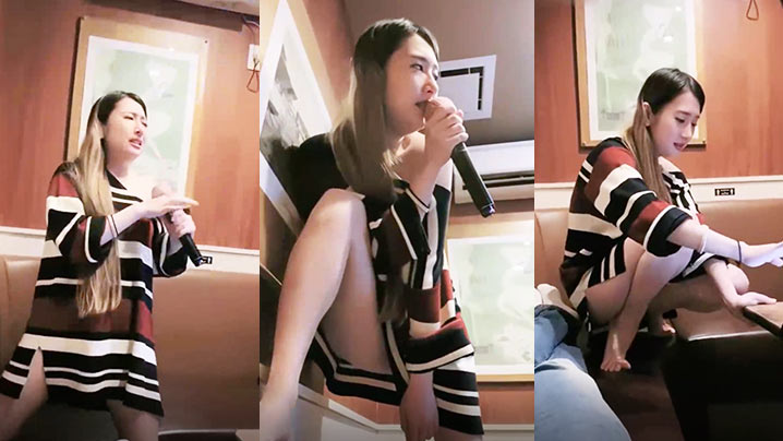 淫乱ktv清纯校花塞着跳蛋唱歌刺激劲爆