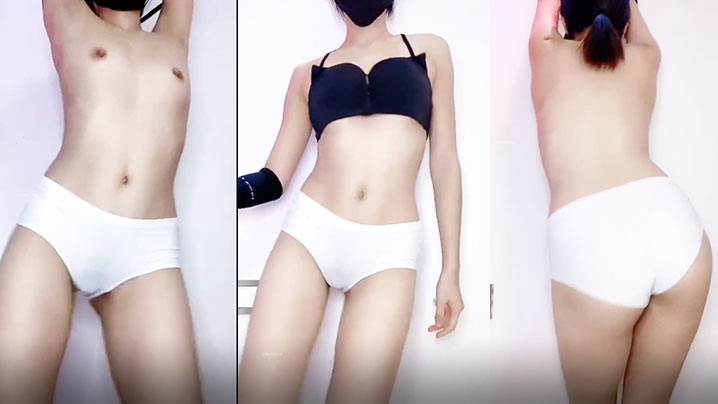 慢慢的跳舞一步一步脱掉内衣裤