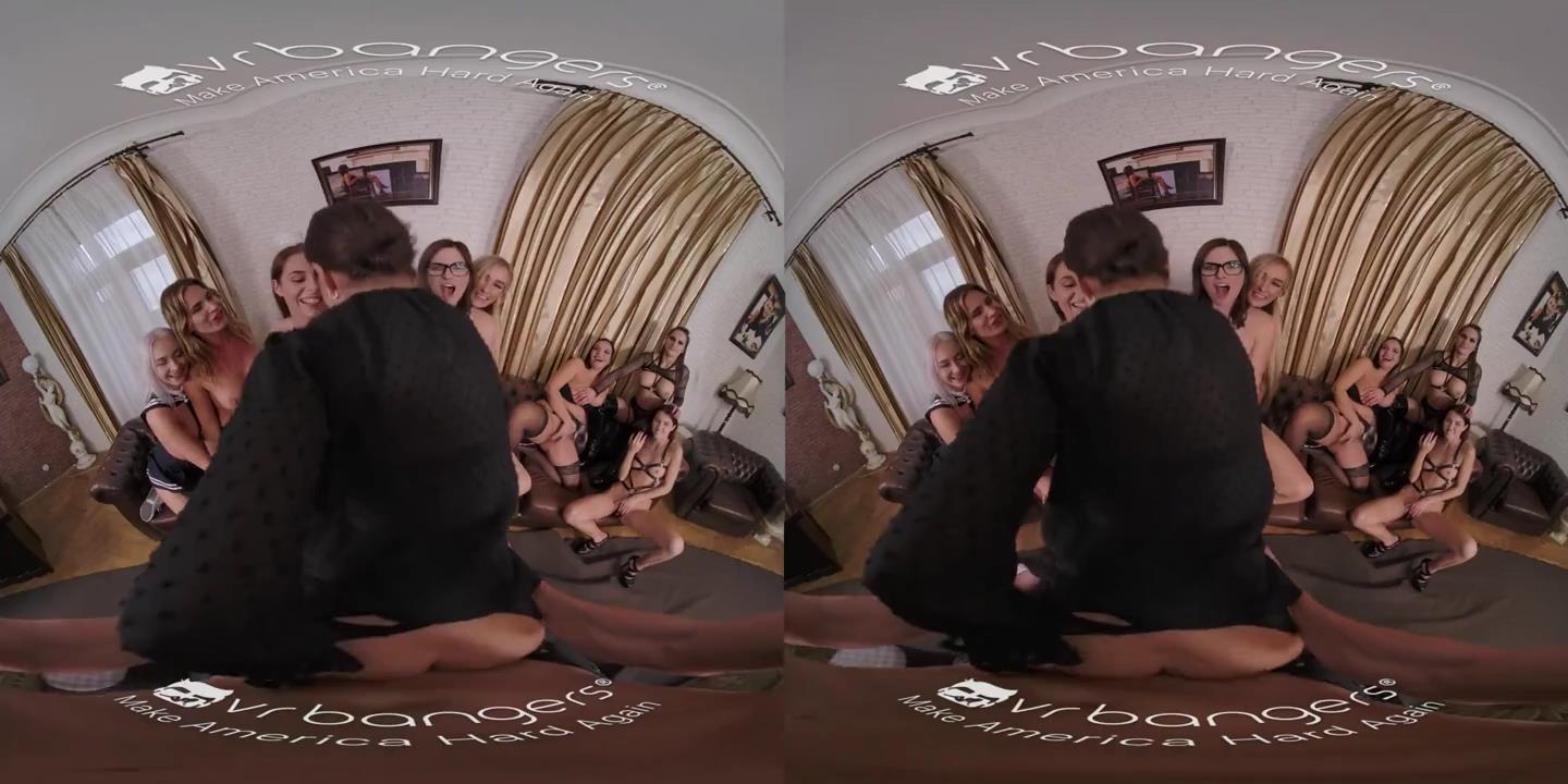 VRBANGERS疯狂周五与欧洲辣妹VR色情狂欢