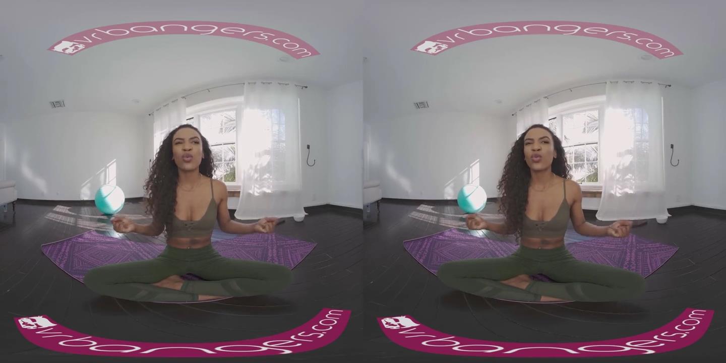 VRBANGERS黑色瑜伽教练用DildoVRA片伸展阴部